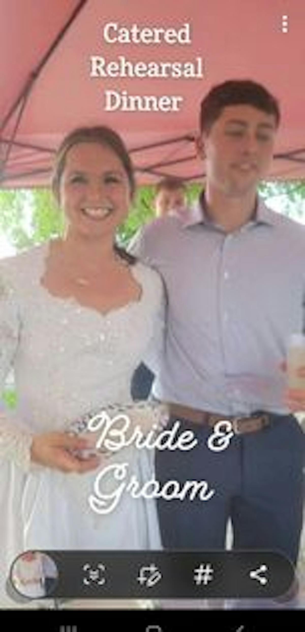 Bride & Groom Rehearsal Dinner catered by Mobile YumYum Food Truck and Events