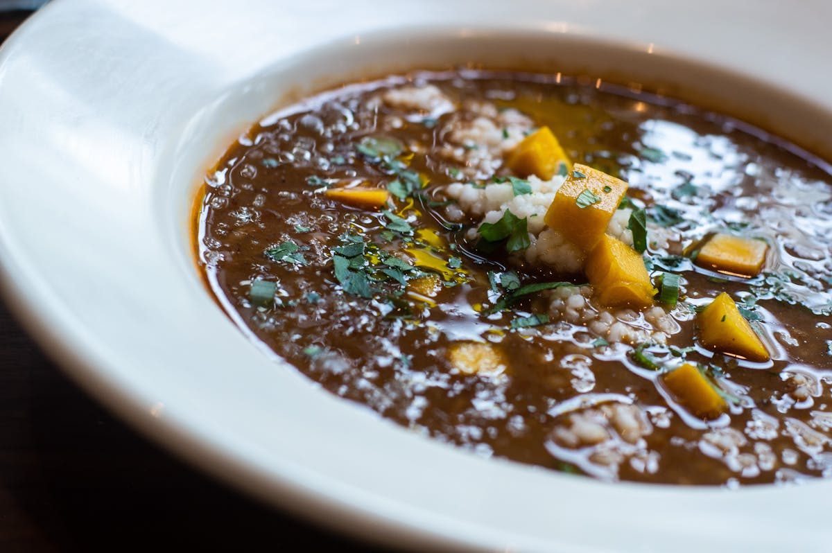 a bowl of soup