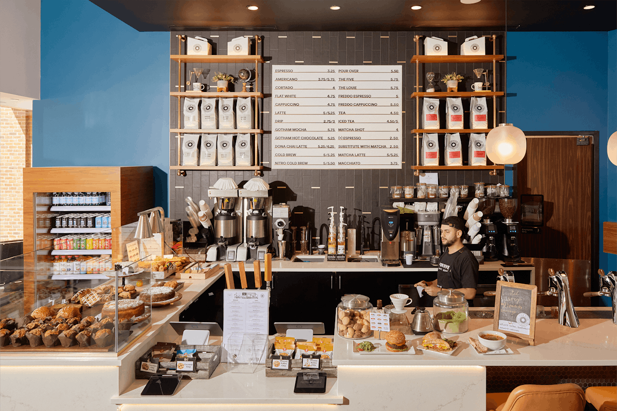 a store filled with lots of counter space