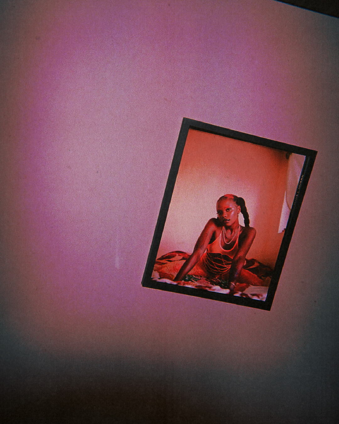 a painting hanging on a wall