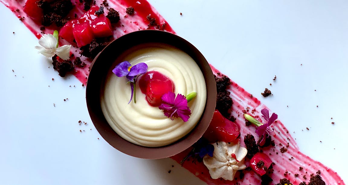 a slice of cake on a plate