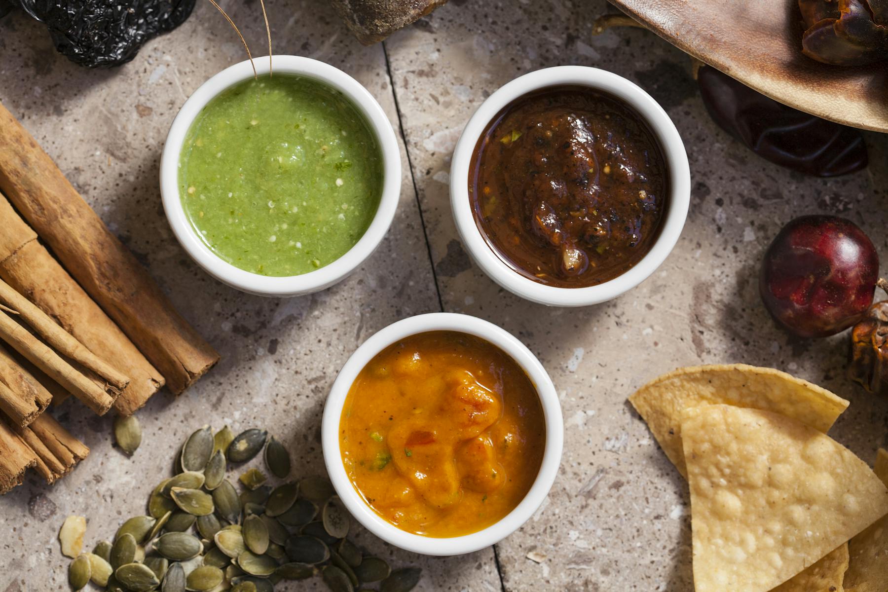 a bowl of food on a table