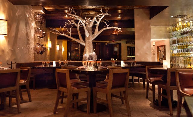 a dining room table
