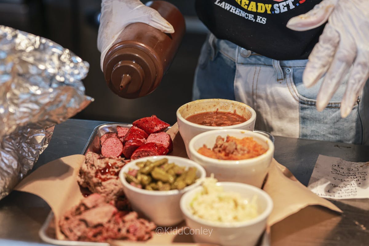 a bowl of food on a table