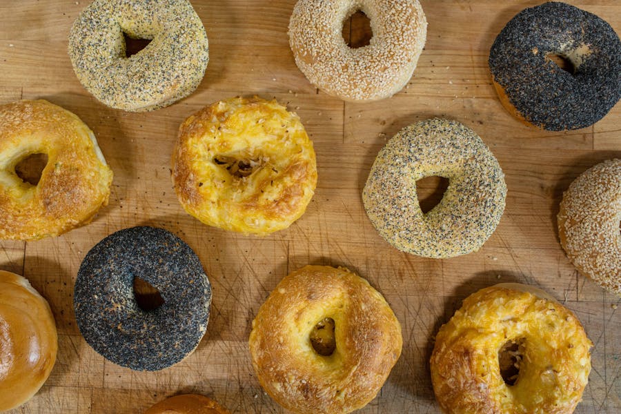 A Half Dozen Bagels, You Choose Flavors & Quantity Of Each Bagel