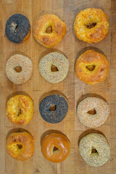 A Dozen Bagels, You Choose Flavors & Quantity Of Each Bagel Broker