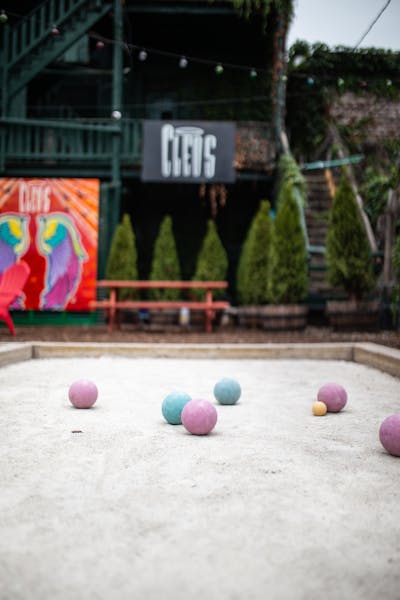 Bocce Court Cleos Sports Bar in Chicago, IL