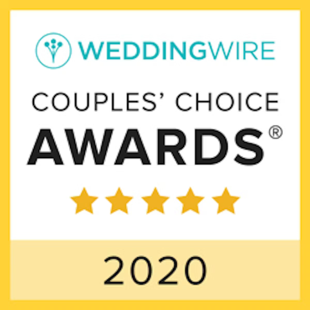 WeddingWire Couple's Choice Awards 2020