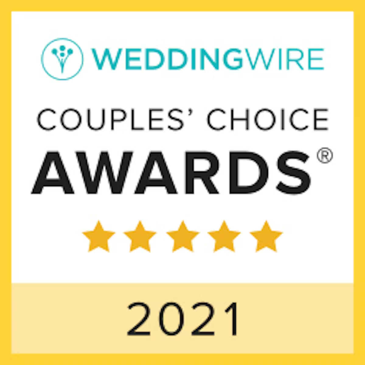 WeddingWire Couple's Choice Awards 2021