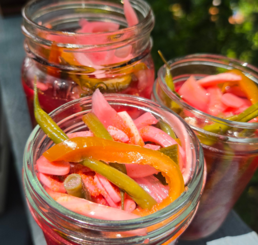 jars of food in a jar