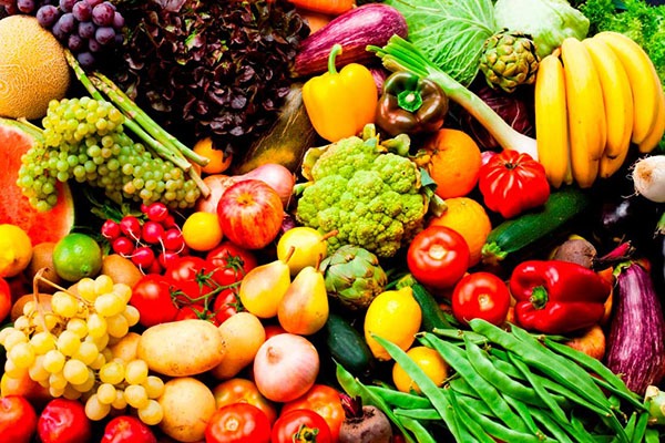 a group of assorted fruits and vegetables