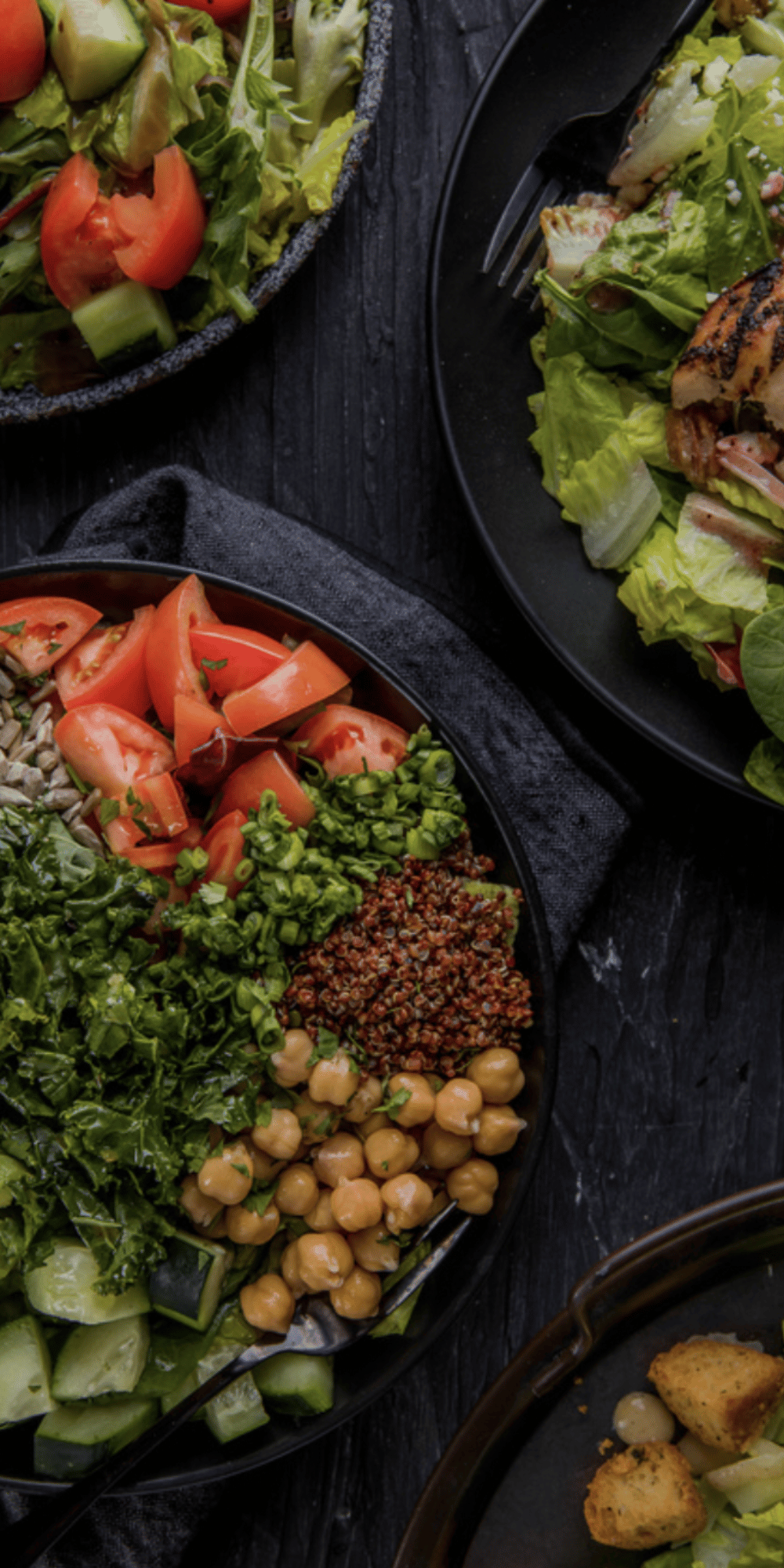 a bowl filled with meat and vegetables