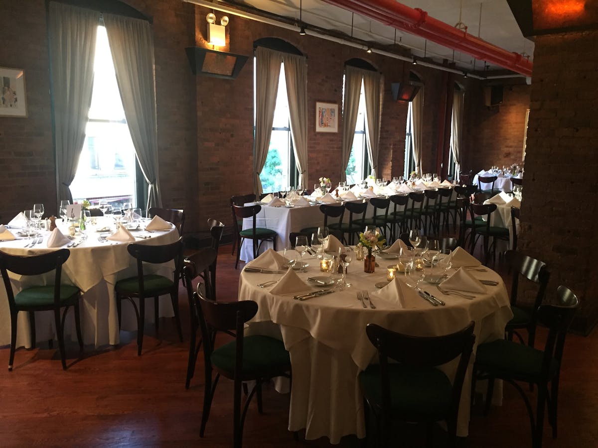 a dining room table