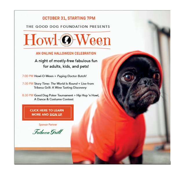 The Good Dog Foundation: Howl-O-Ween | Tribeca Grill - New ...