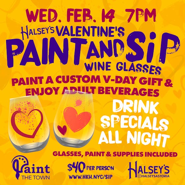 Valentine's Paint & Sip HK Hospitality Group