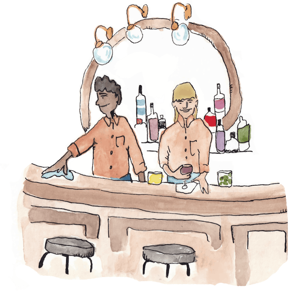 a close up of a logo