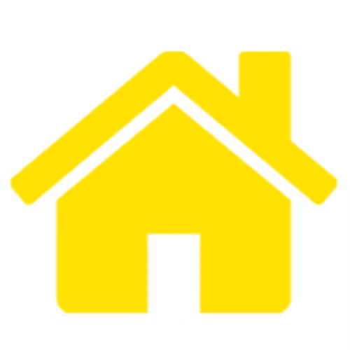 Icon of a house in navy blue