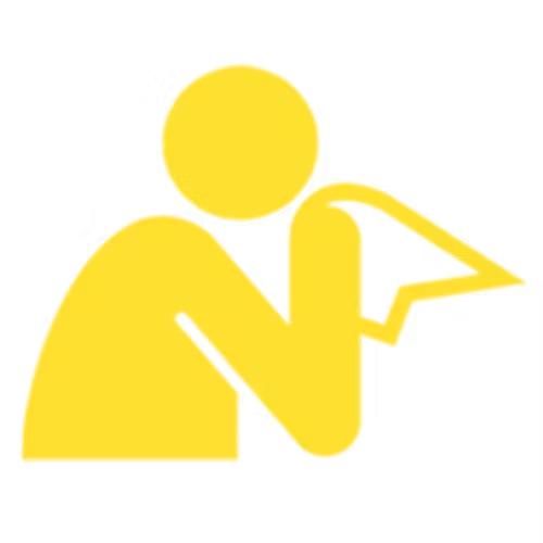 Silhouette of a person reading a book