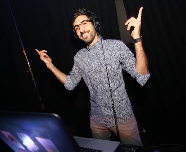 a man standing on a stage