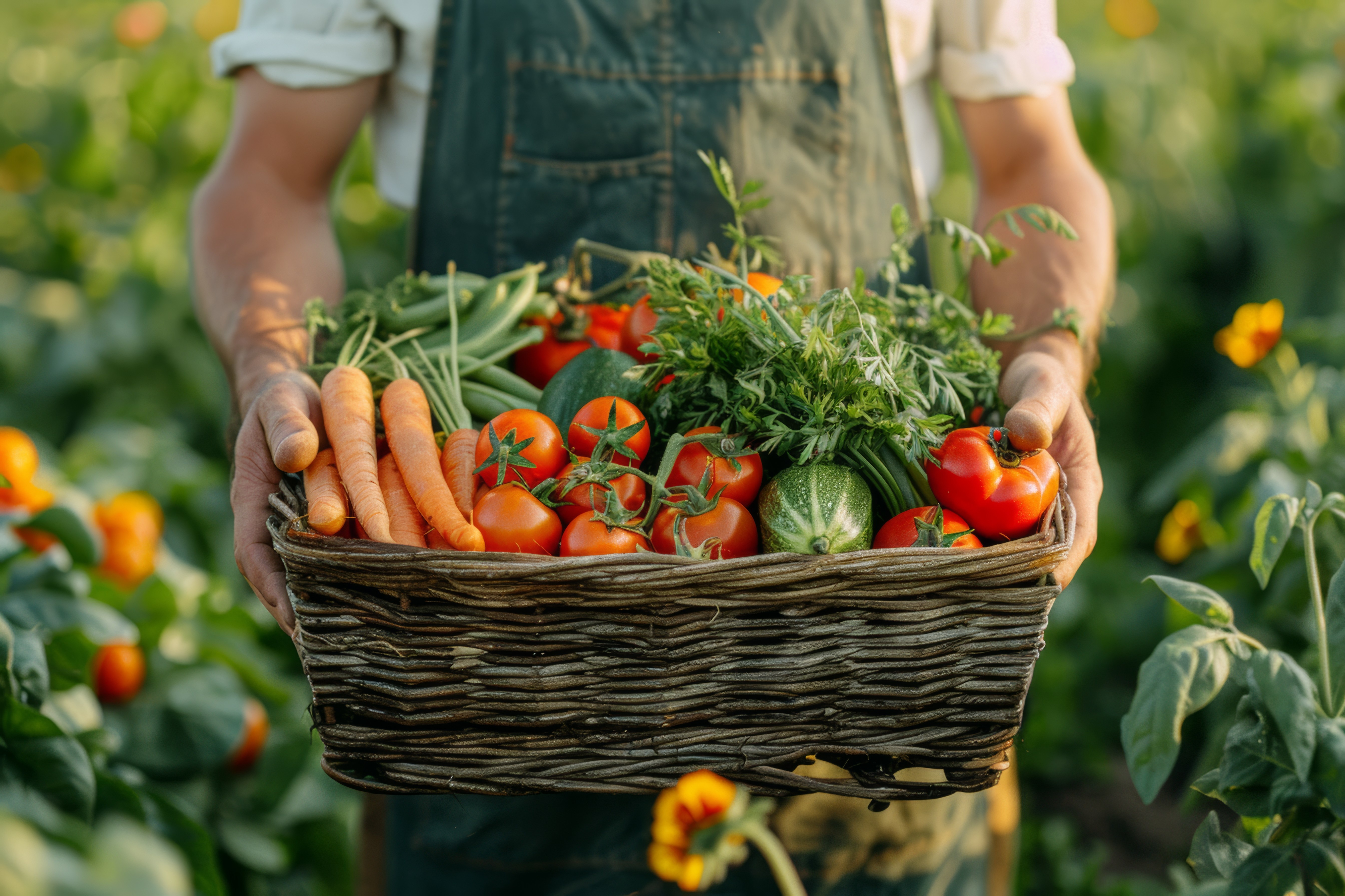 a person holding a bowl of fruit