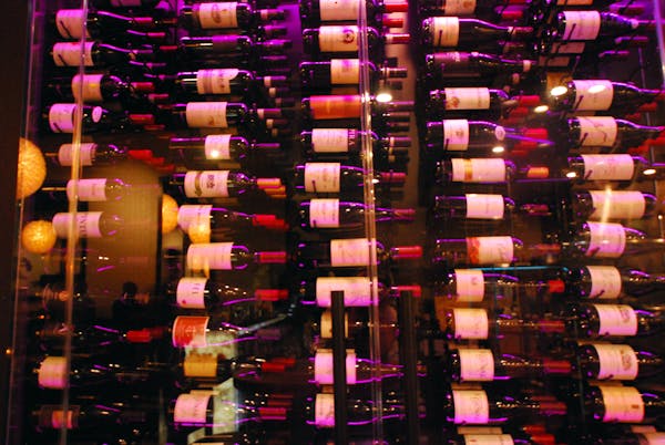 wine bottles