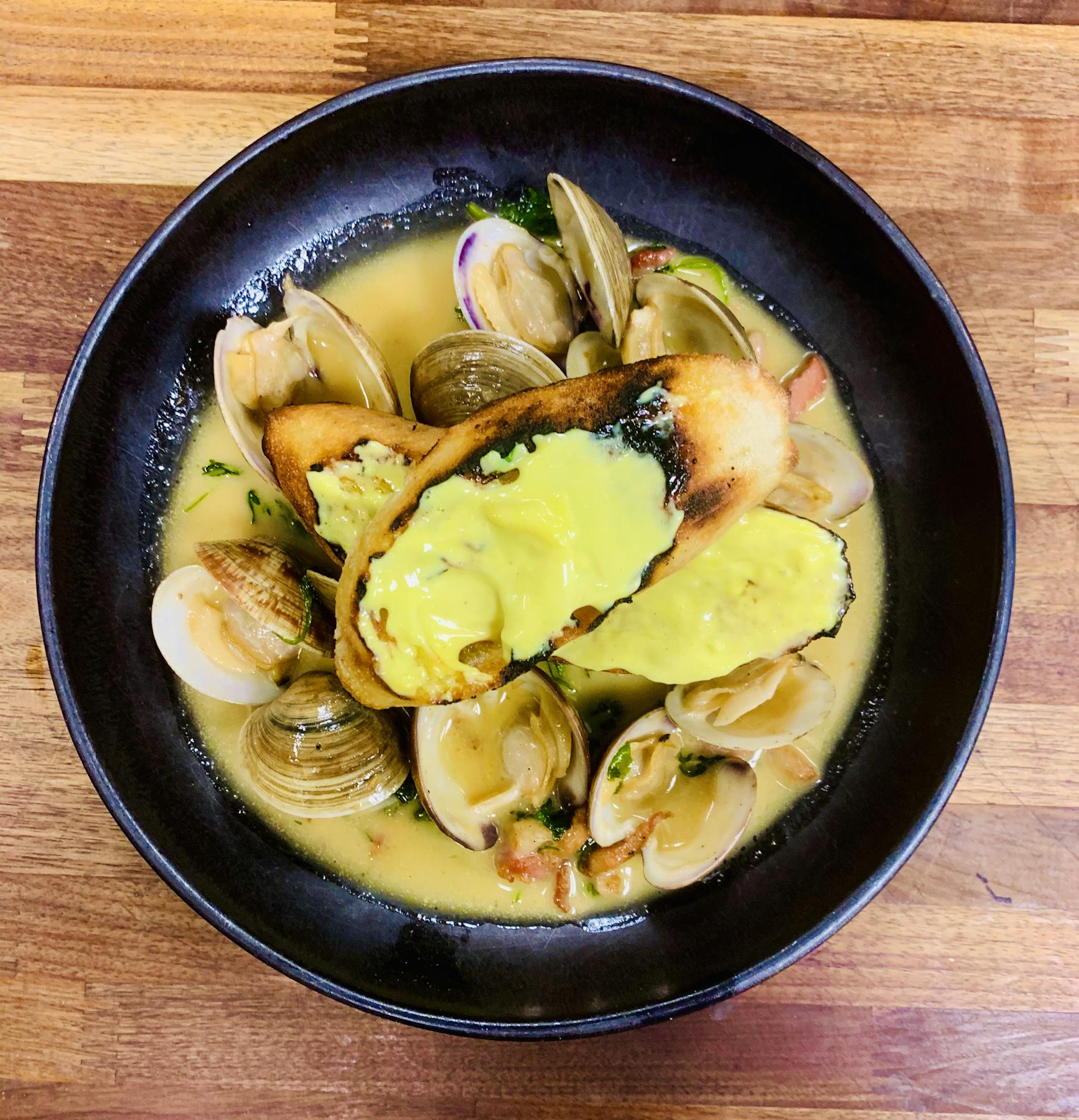 a bowl of food on a plate