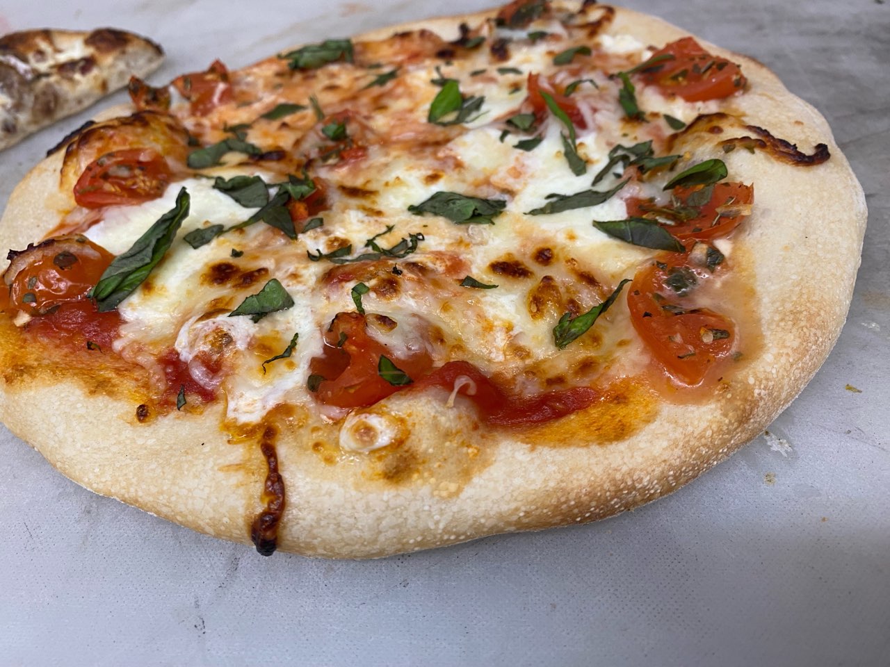 a slice of pizza