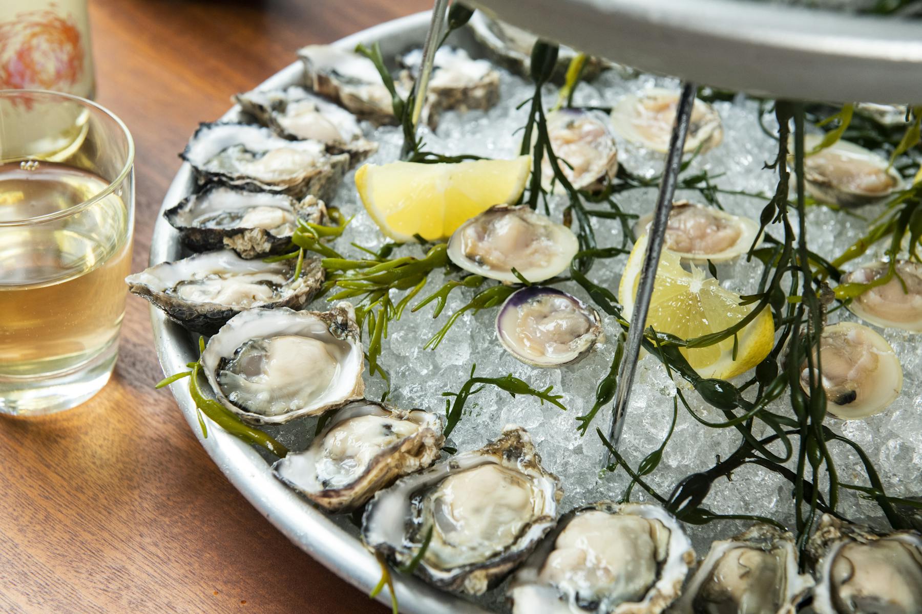 a plate of food on a table