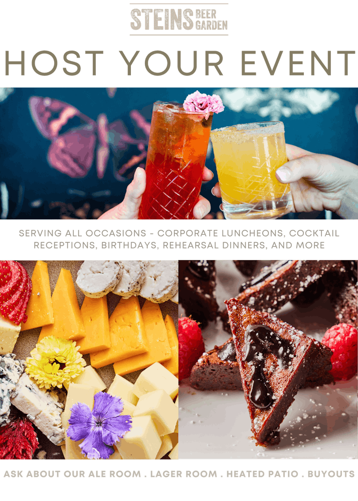 Private Events Steins Beer Garden in Mountain View, CA