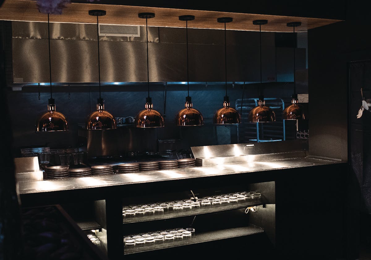Chef-driven kitchen at pastaRAMEN, a Japanese-Italian restaurant in Montclair