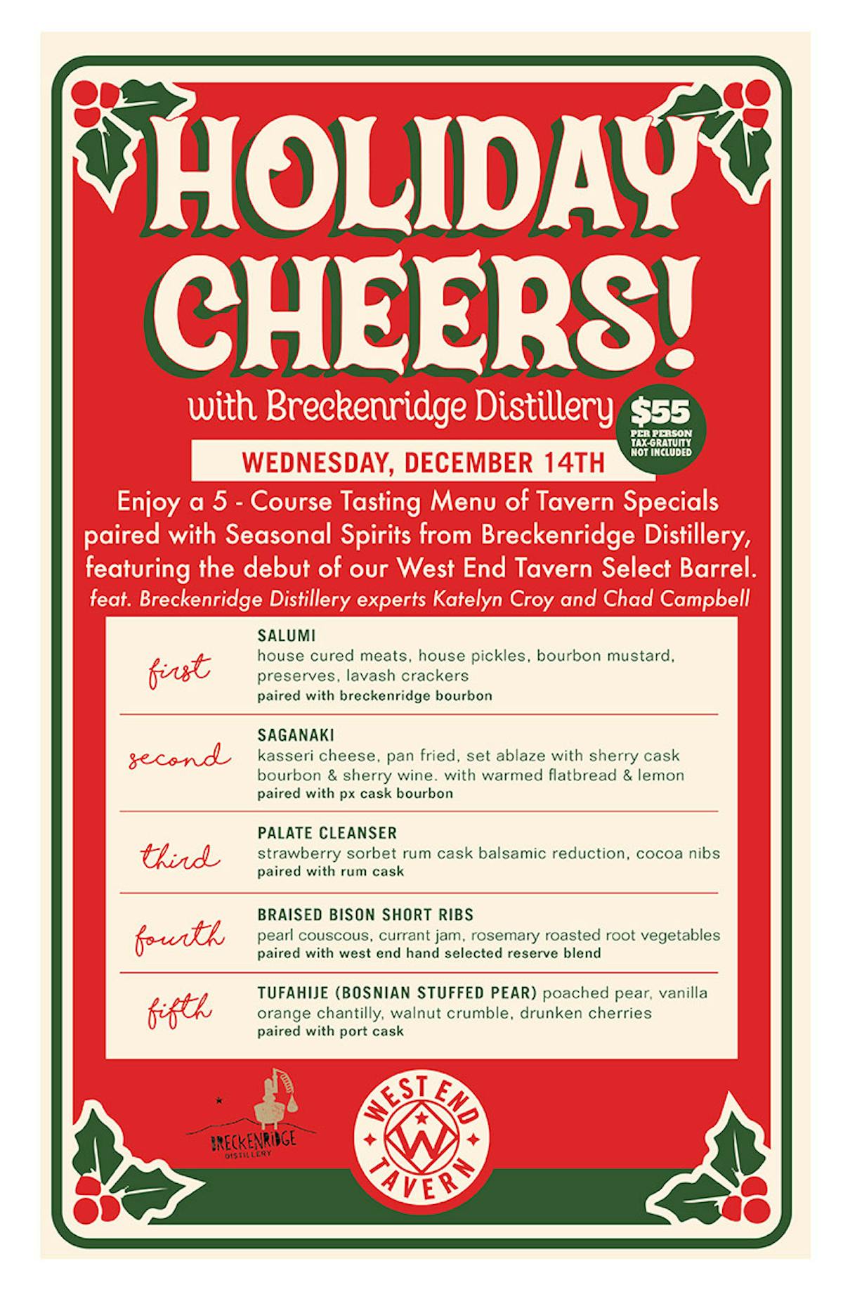 Holiday Cheers! with Breckenridge Distillery