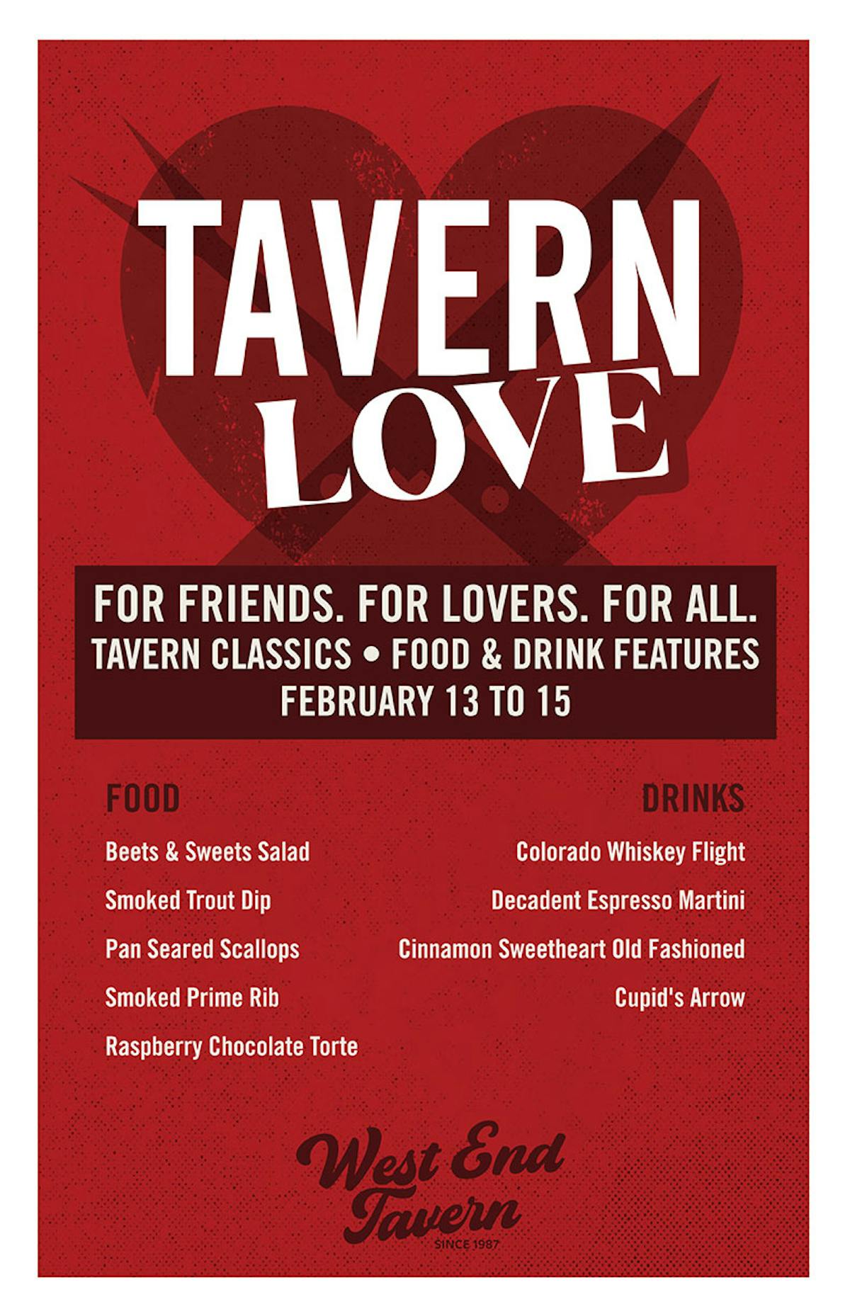 Tavern Love - Valentine's Day at The West End Tavern