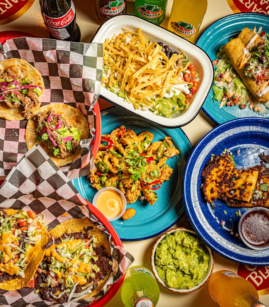plates of food on a table