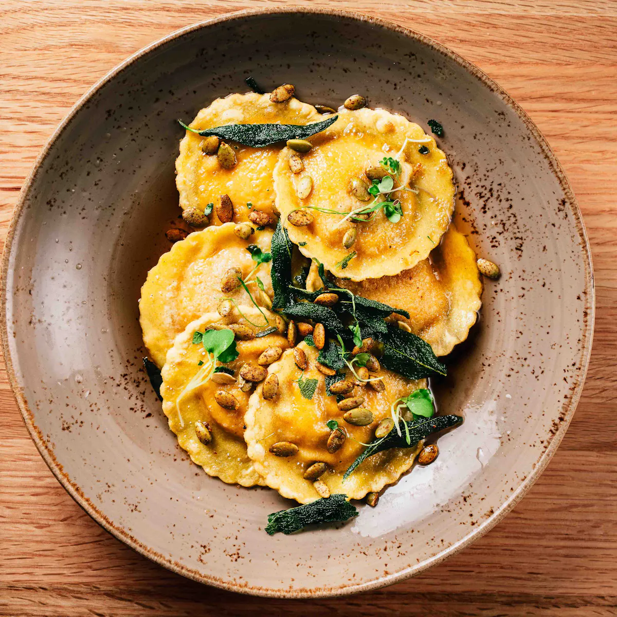 a plate of food on a table