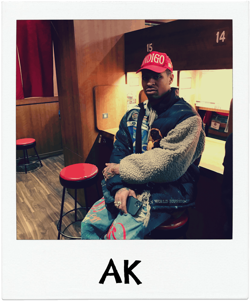 AK sitting at Ichiran ramen