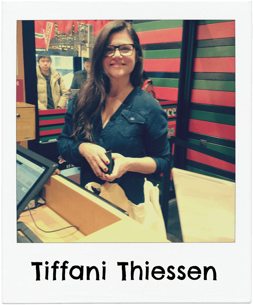 Tiffani Thiessen at Ichiran ramen
