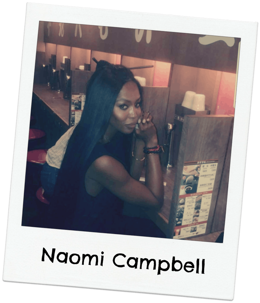 Naomi Campbell posing for a photo