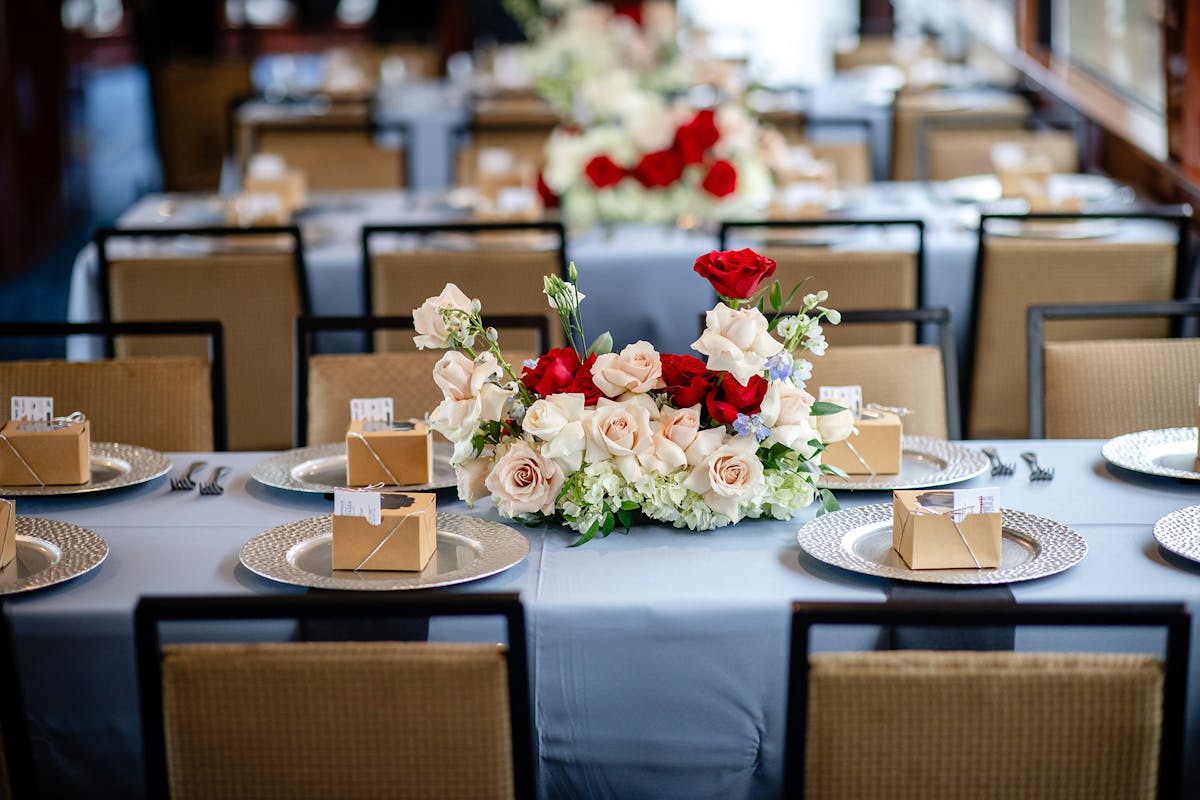 a dining room