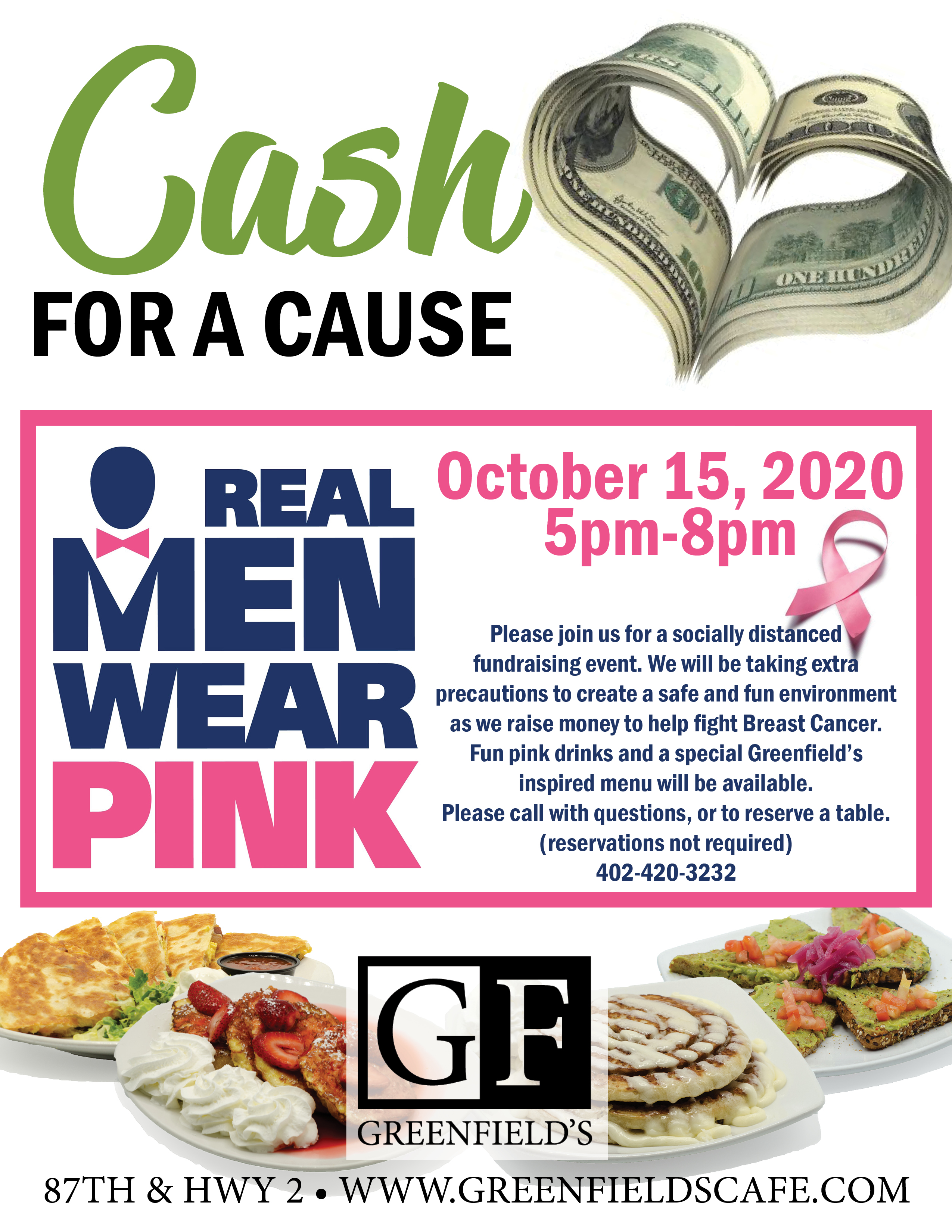 Real Men Wear Pink - Cash For A Cause Event!