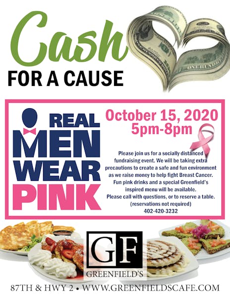 Real Men Wear Pink - Cash For A Cause Event!
