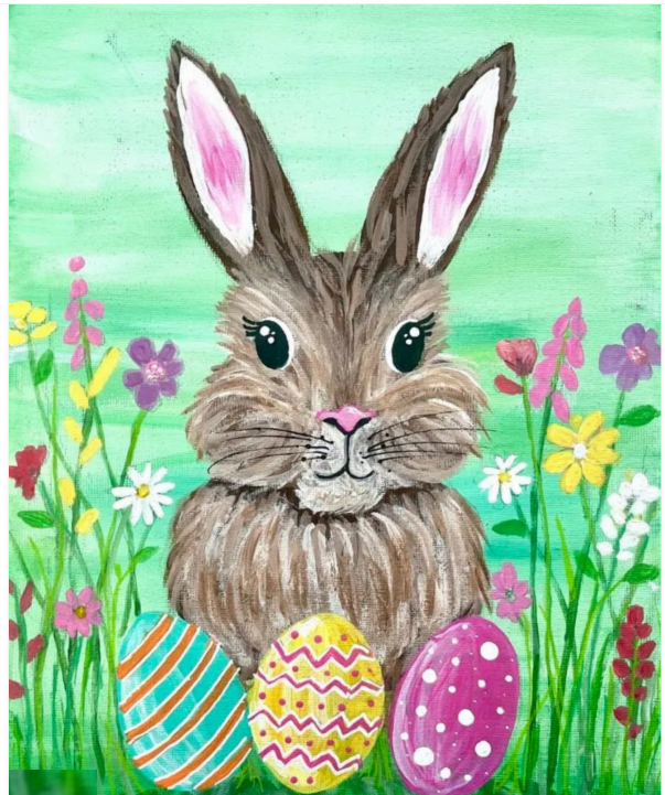 Easter Bunny Painting