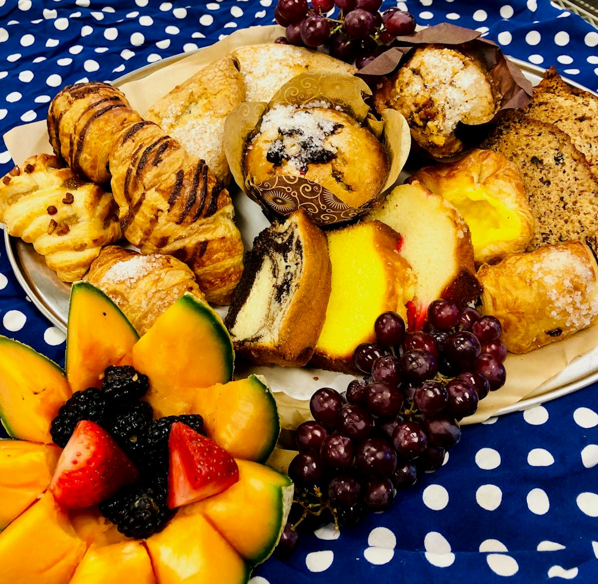 a plate of food