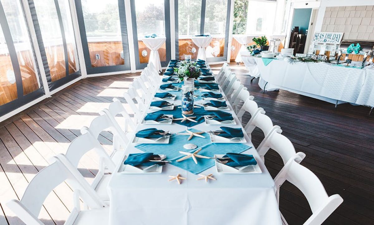 a dining room table