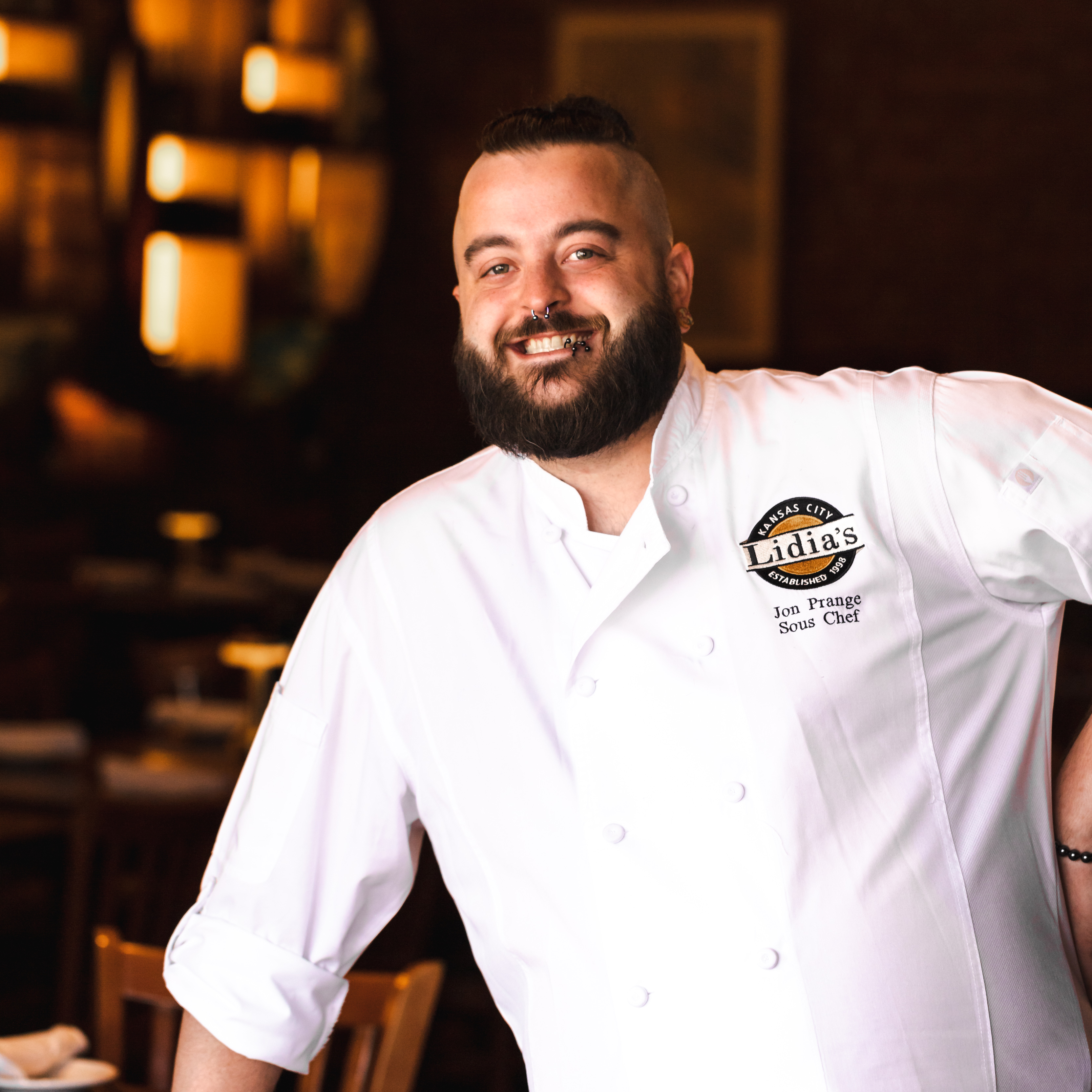 a man in a white shirt