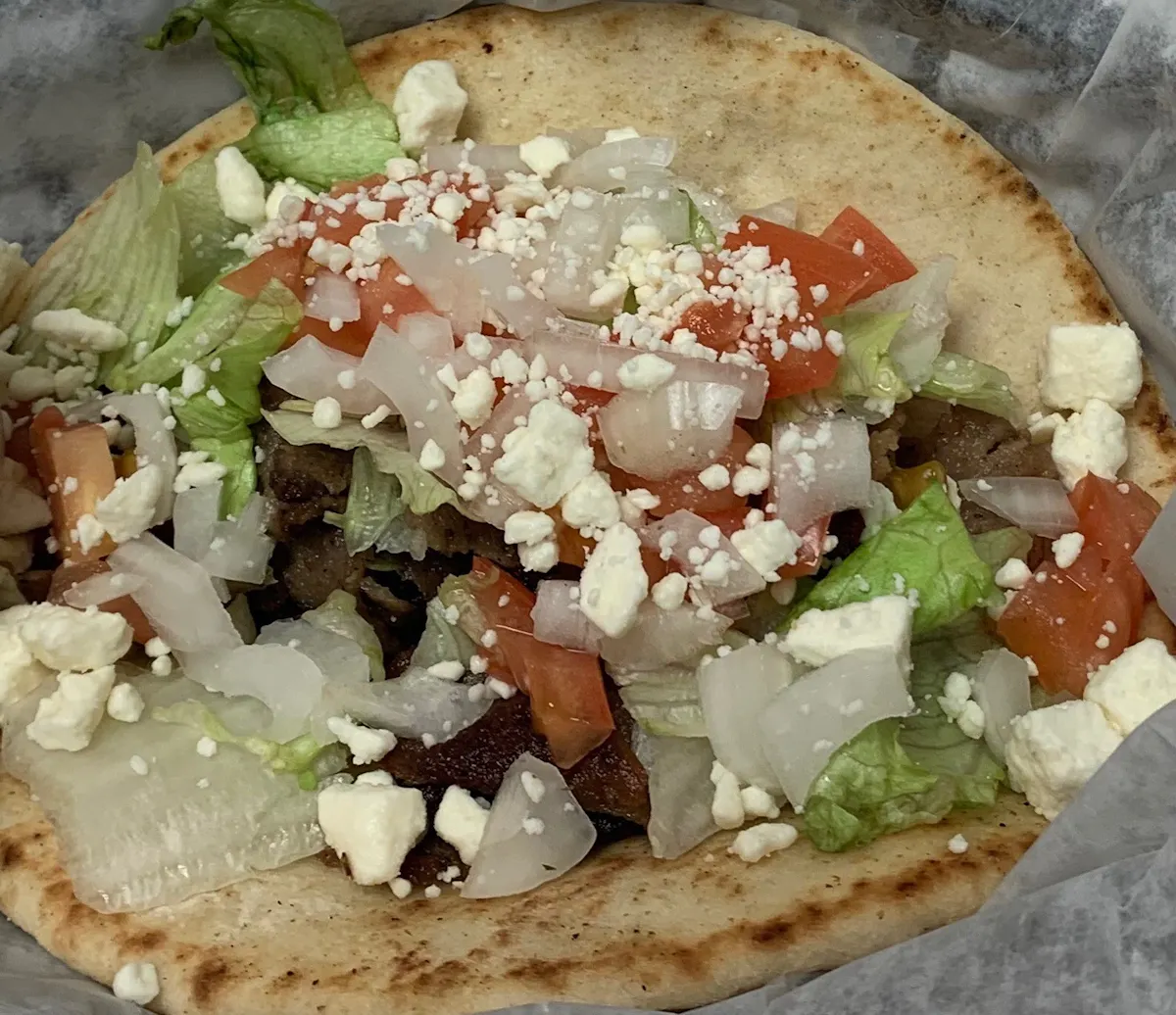 a close up of food