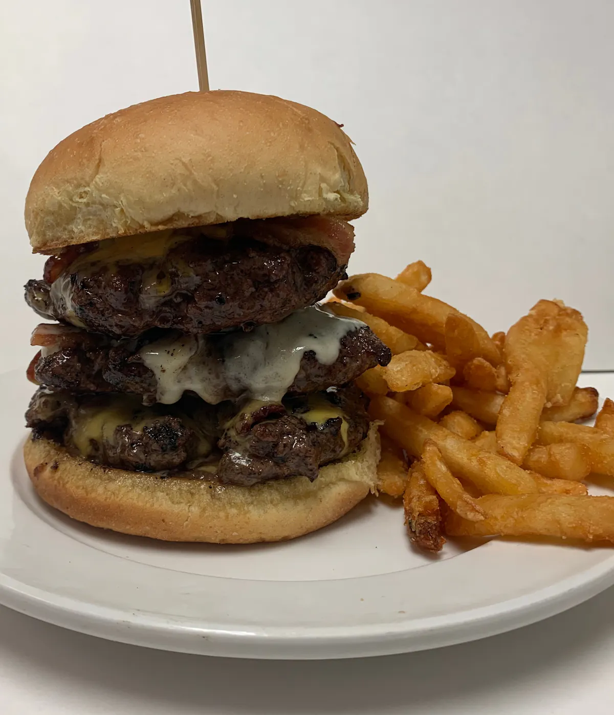 Triple Bacon Cheese Burger