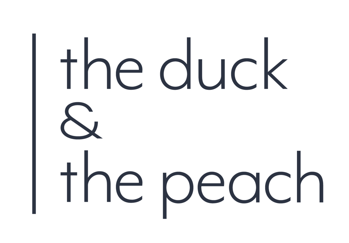 The Duck & the Peach Logo