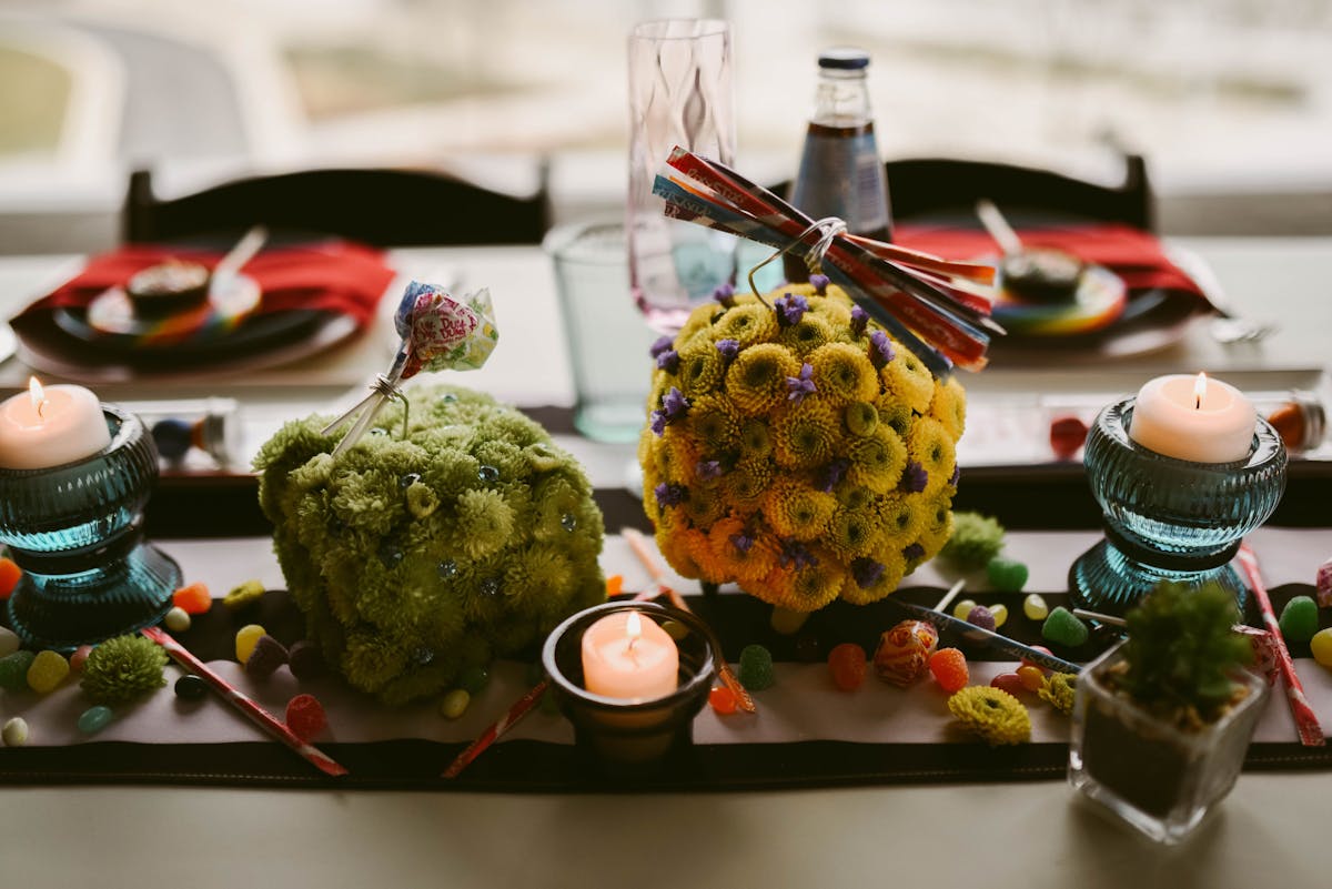 a train cake sitting on top of a table