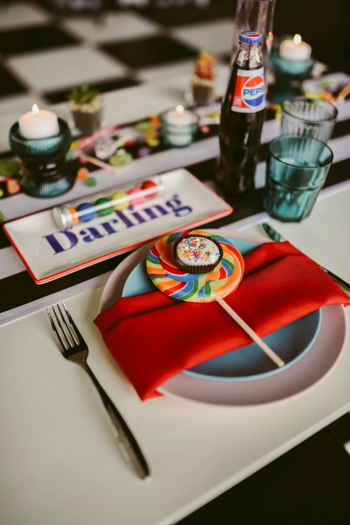 a colorful toy on a table