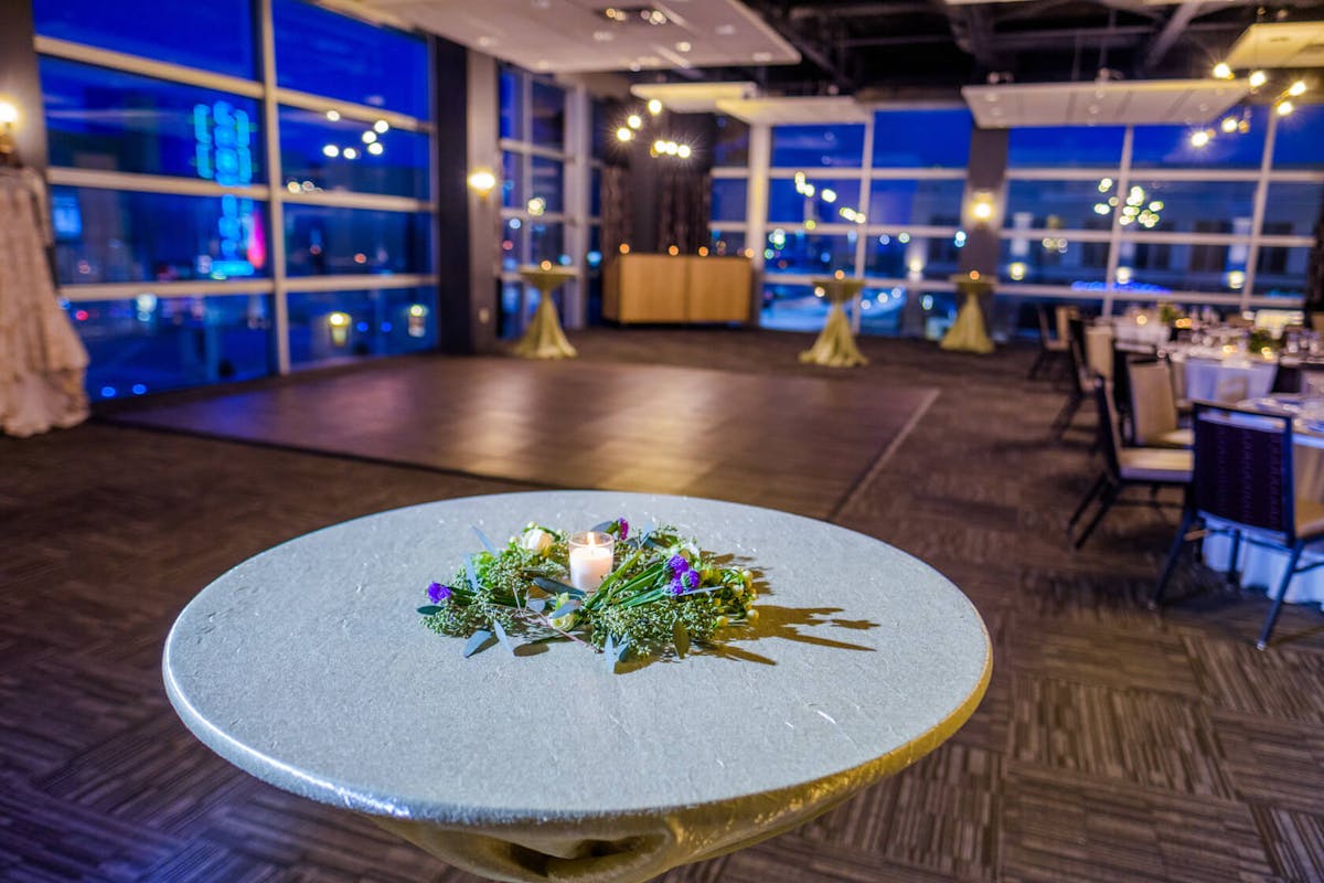 a dining table